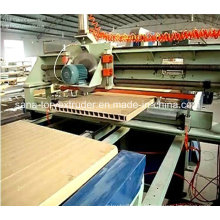 Línea de máquina de producción de extrusión de tablero de puerta de plástico de madera de PVC WPC